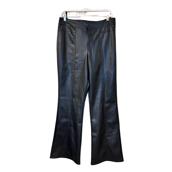 Free People NWOT Uptown Vegan Leather Pants size 12 - Picture 2 of 8